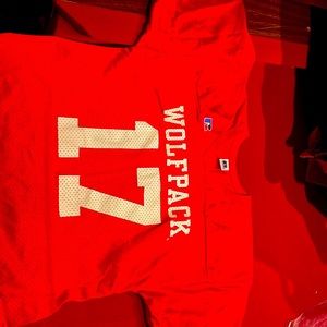 Russell ‘Wolfpack’ football jersey.